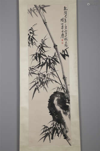 A Bamboo Painting by Li Fangying.