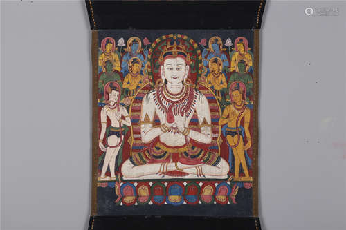 A Kadampa Style Thangka.