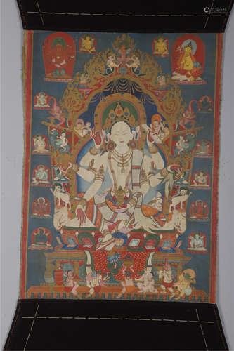 A Kadampa Style Thangka.