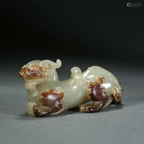 Han Dynasty,Hetian Jade To Ward off Evil Spirits