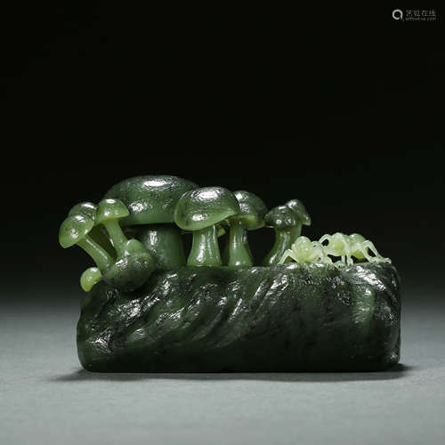 Qing Dynasty,Jasper Ornament