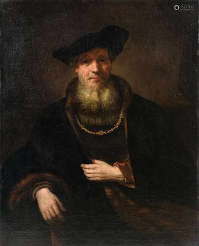 Ecole HOLLANDAISE du XVIIème siècle, suiveur de REMBRANDT Po...