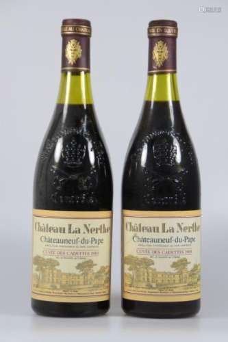 6 bottles of Chateau La Nerthe, Chateauneuf- du-Pape