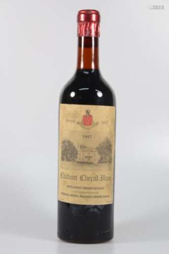 1 bottle, Chateau Cheval Blanc, 1947, St. Emilion