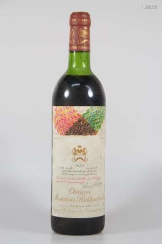 1 bottle of Chateau Mouton Rothschild, 1979, Baron