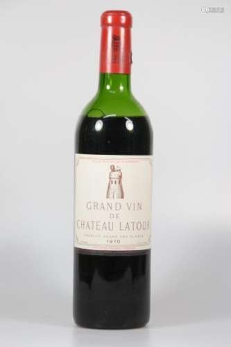 1 bottle of Chateau Latour 1970, Grand Vin de Chateau
