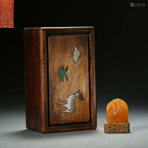 Qing Dynasty,Field-Yellow Stone Seal