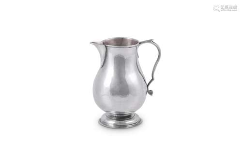 A GEORGE II SILVER SPARROW BEAK CREAM JUG BY WILLIAM DARKER