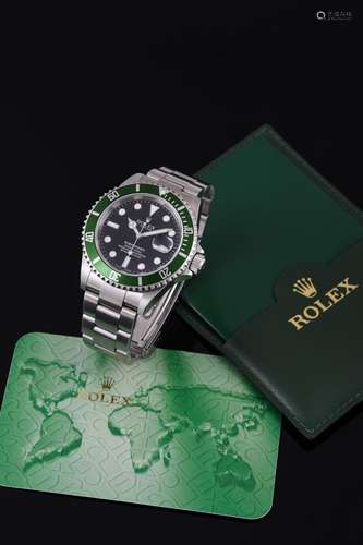 ROLEX, SUBMARINER 'KERMIT', REF. 16610LV