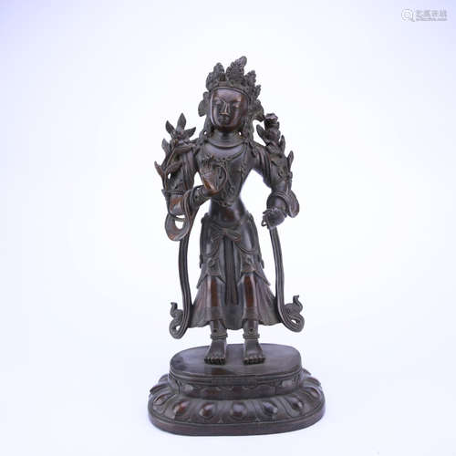 A Bronze Figure of Tara