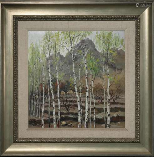 A Framed Oil Painting