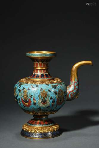 Ming Dynasty XuanDe, Chinese Enamel Ewer