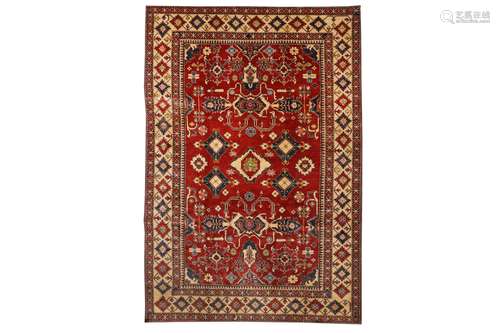 A FINE CAUCASIAN DESIGN CARPET