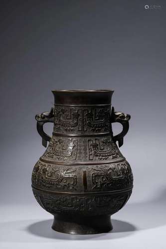 A Ming Dynasty Bronze Zun