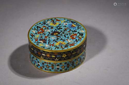 Jiajing, Ming Dynasty: Enamel-wrapped Flower Box