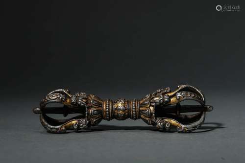 Ming Dynasty: Four-stranded gilt bronze palace