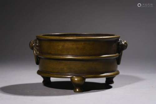 Bronze Three-legged Incense Burner