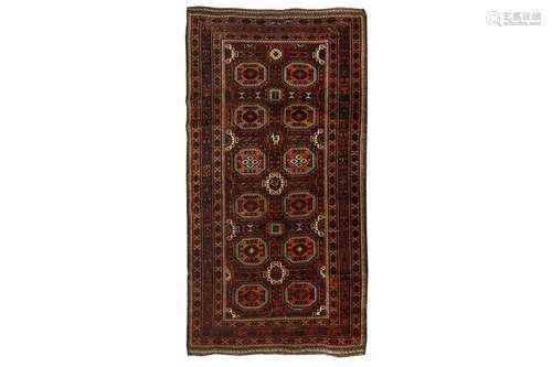 AN ANTIQUE BALOUCH RUG, NORTH-EAST PERSIA