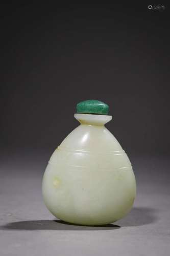 A White Jade Snuff Bottle