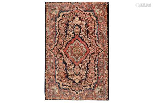 A FINE SAROUK RUG, WEST PERSIA