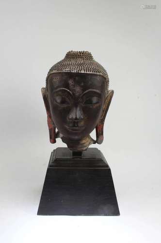 A Clay Buddha Head