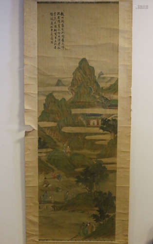 山水人物画