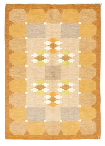 KILIM SVEDESE, SIGLATO IS, IINGEGERD SILOW (1916,2005), CIRC...