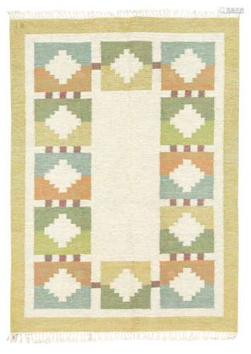 KILIM SVEDESE, SIGLATO, CIRCA 1950/1970