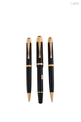 MONTBLANC, WRITERS EDITION, VOLTAIRE, A LIMITED EDITION THRE...