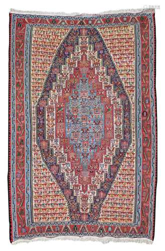 GRANDE KILIM SENNEH, PERSIA, CIRCA 1950