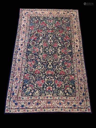 Iran Probably Kashan Floral Carpet 225CM X 142CM