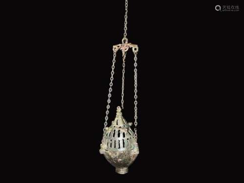 ISLAMIC SPANISH HANGING INCENSE BURNER 10TH/12TH CENTURY PRO...