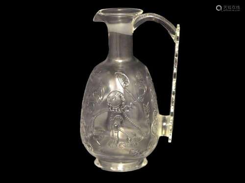 Rock Crystal Style Ewer For Islamic Market Decorated With Ti...