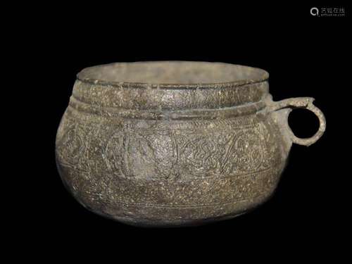 A Rare Byzantine Silver Cup 12th Century