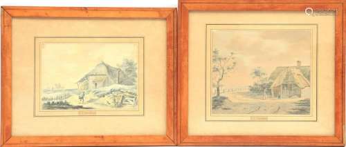 2 color lithographs