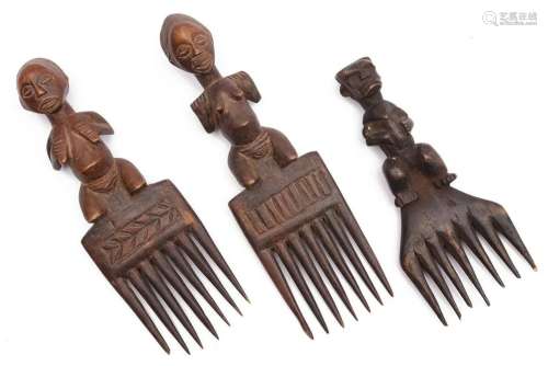 3 African combs