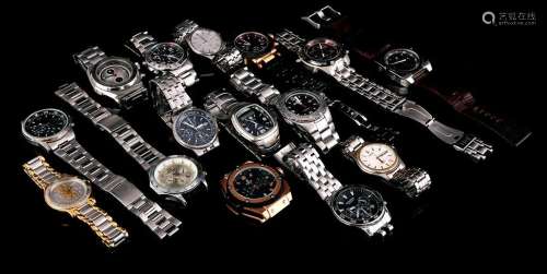 Lot various wristwatches