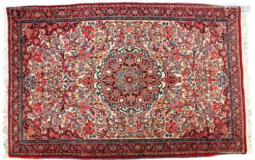 Oriental hand-knotted carpet