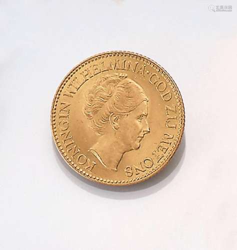 Gold coin, 10 guilder, Netherlands, 1932