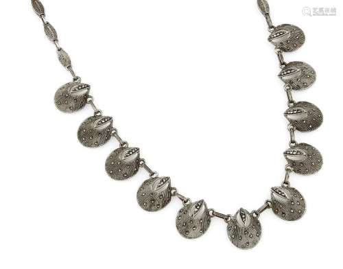 THEODOR FAHRNER necklace, silver 925
