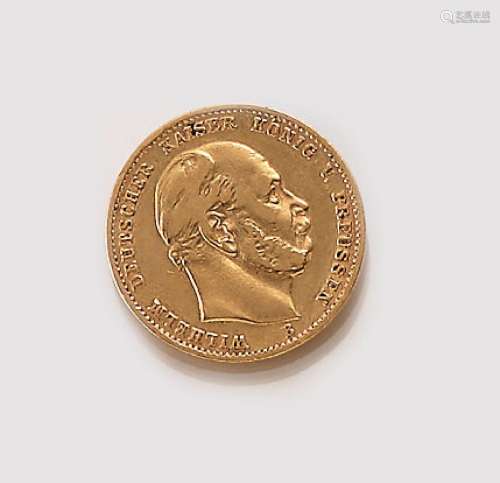 Gold coin, 10 Mark, German Reich, 1874