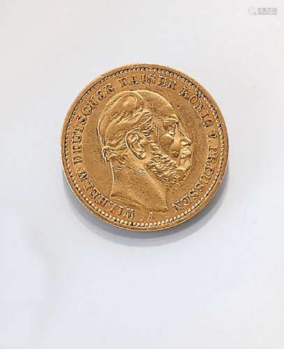 Gold coin 20 Mark 1883