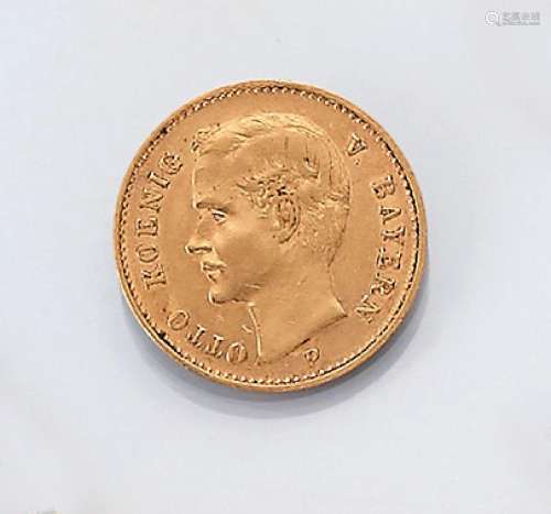 Gold coin, 10 Mark, German Reich, 1906