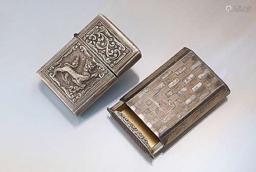 Lot 2 boxes, China/Germany, approx. 1910
