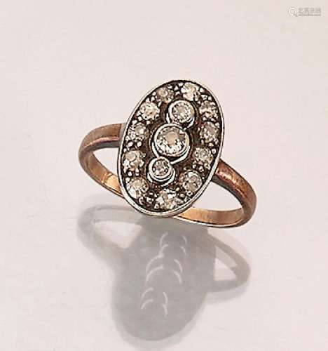 Ring with diamonds, german ca. 1875/80