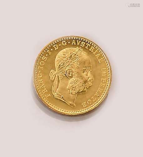 Gold coin, 1 ducat, Austria-Hungary