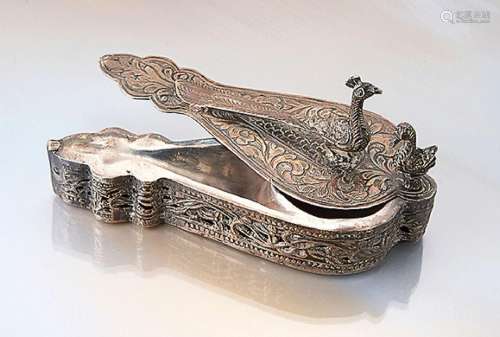 Silver make up bowl, India approx. 1900