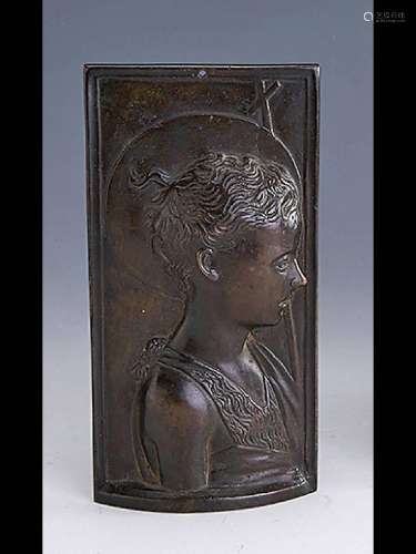 Bronzeplaque, probably german ca. 1900
