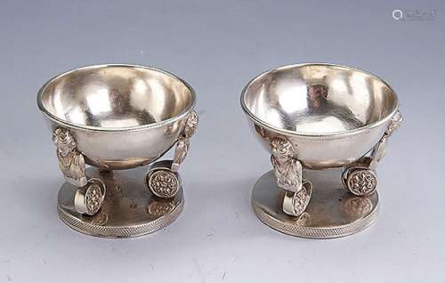 Pair of salt cups, Southern Germany approx. 1810/20