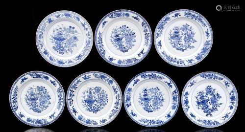 7 porcelain dishes